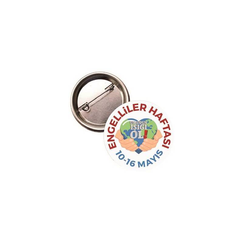 ENGELLİLER HAFTASI BUTON ROZET ENGELLİLER HAFTASI BUTON ROZET