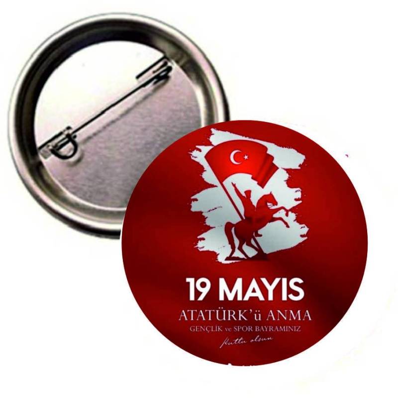19 MAYIS GENÇLİK VE SPOR BAYRAMI BUTON ROZET 19 MAYIS GENÇLİK VE SPOR BAYRAMI BUTON ROZET