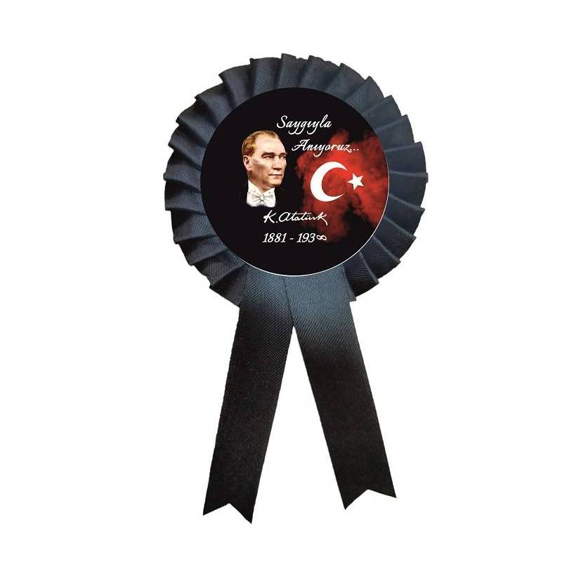 10 KASIM ATATÜK SATEN KOKART ROZET