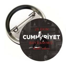 29 EKİM CUMHURİYET BAYRAMI BUTON ROZET