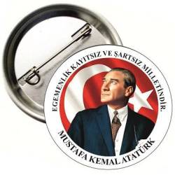 29 EKİM CUMHURİYET BAYRAMI BUTON ROZET