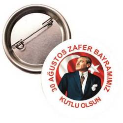 30 AĞUSTOS ZAFER BAYRAMI BUTON ROZET