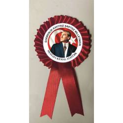 29 EKİM CUMHURİYET BAYRAMI SATEN KOKART ROZET