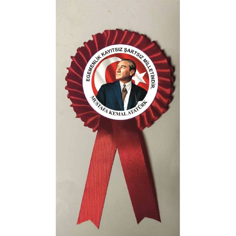 29 EKİM CUMHURİYET BAYRAMI SATEN KOKART ROZET